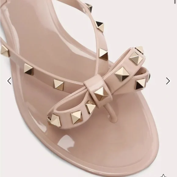 VALENTINO RUBBER ROCKSTUD THONG - Picture 7 of 8